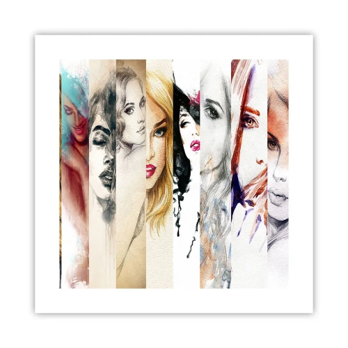 Poster - Und es ist immer DU - 40x40 cm