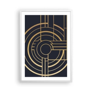 Poster in einem weißen Rahmen - Wendungen der Dinge - 50x70 cm