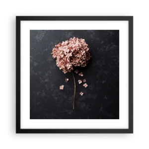 Poster in einem schwarzem Rahmen - Wirklich romantisches Zeichen - 40x40 cm