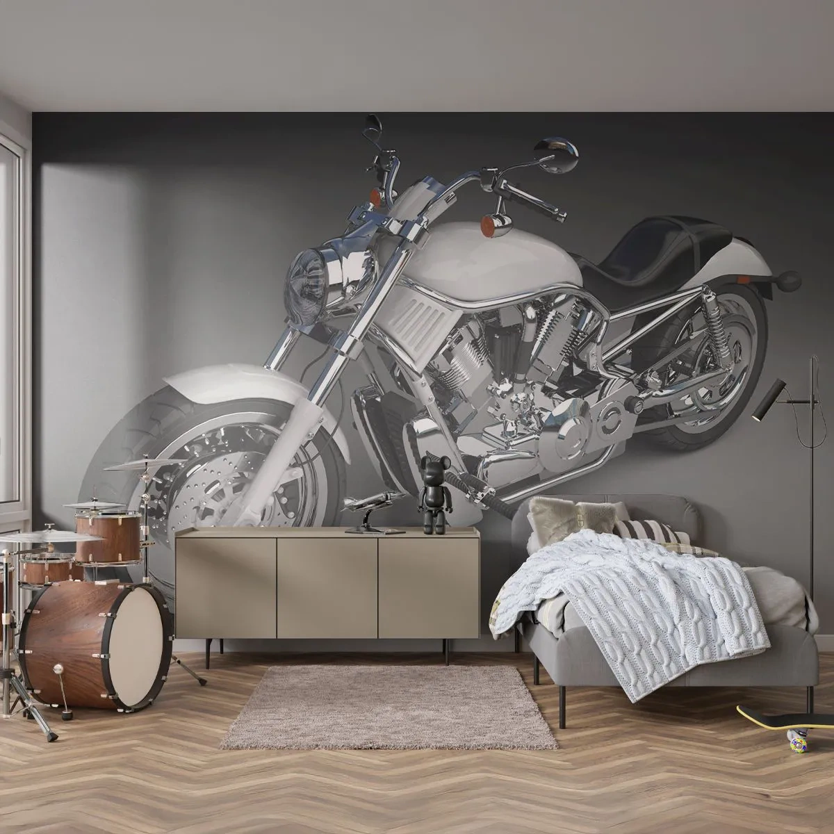 Fototapete Premium Sand - So dass man hinknien möchte - Automobil, Motorrad, Reisen - 100x70 cm