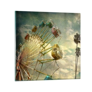 Glasbild - Bild auf glas - Es wird Spaß geben ... - 60x60 cm