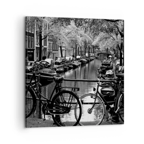 Bild auf Leinwand - Leinwandbild - Ein sehr holländischer Anblick - 60x60 cm