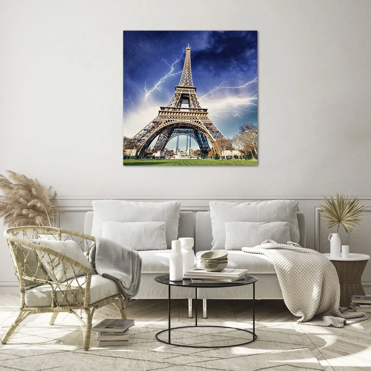 Glasbild - Bild auf glas - Herrscherin der Stürme - 50x50 cm