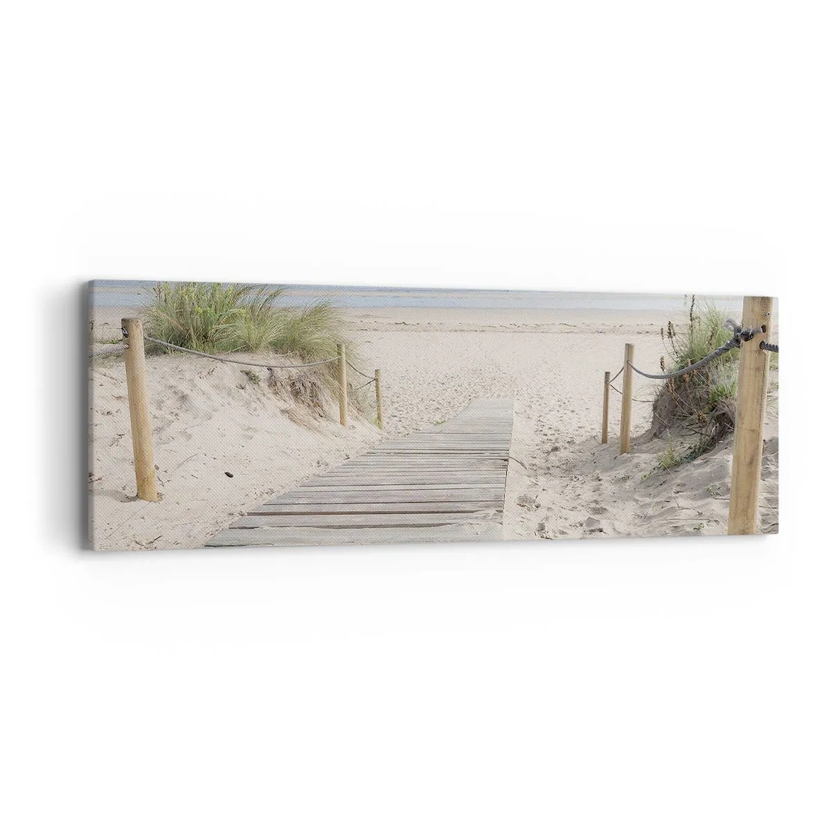 Bild auf Leinwand - Leinwandbild - Bis zum Horizont - 90x30 cm