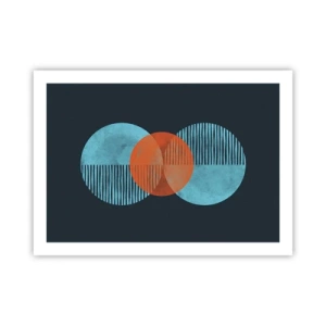 Poster - Symmetrische Komposition - 70x50 cm