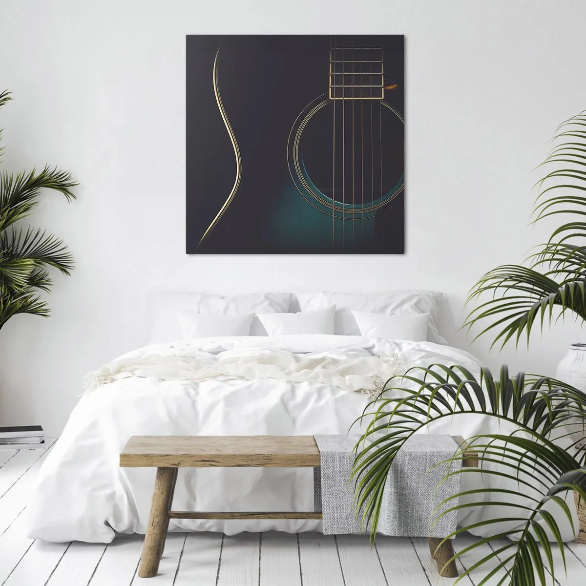 Bild auf Leinwand - Leinwandbild - Einen Moment bevor es ertönt - 40x40 cm