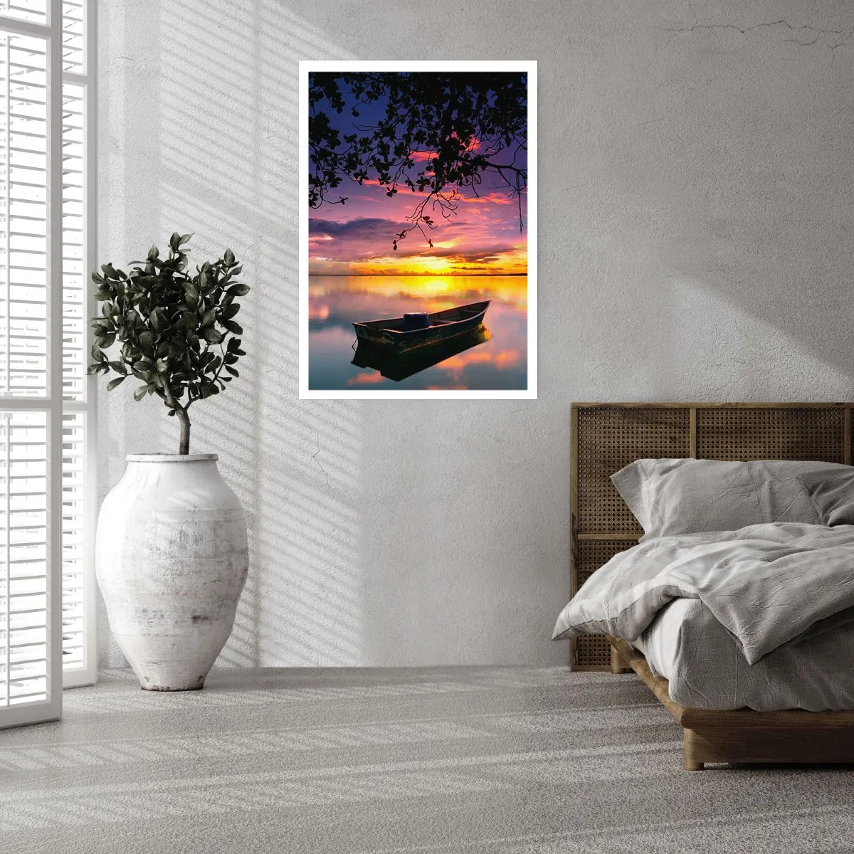 Poster - Du scheinst mitten am Himmel zu hängen... - 30x40 cm