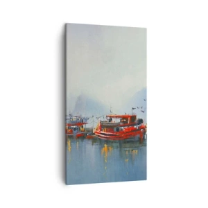 Bild auf Leinwand - Leinwandbild - Am Ende der Welt - 45x80 cm