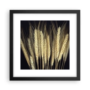 Poster in einem schwarzem Rahmen - Rustikale Magie - 30x30 cm