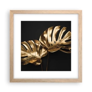 Poster in einem Rahmen aus heller Eiche - Die Schätze der Natur - 30x30 cm