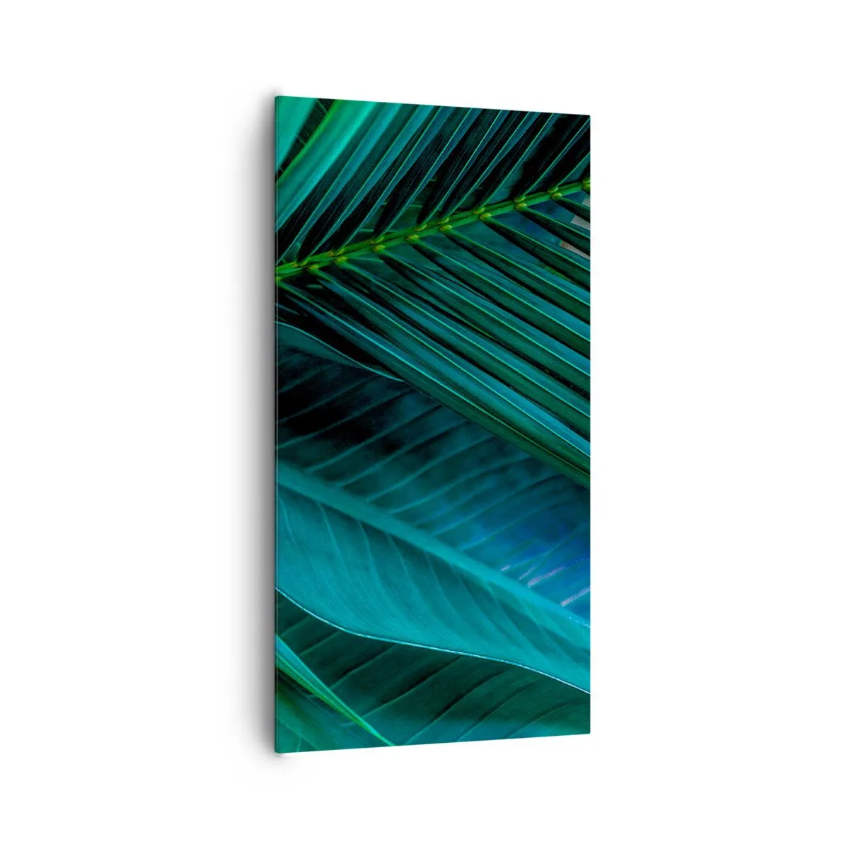 Bild auf Leinwand - Leinwandbild - Die Anatomie des Grüns - 65x120 cm