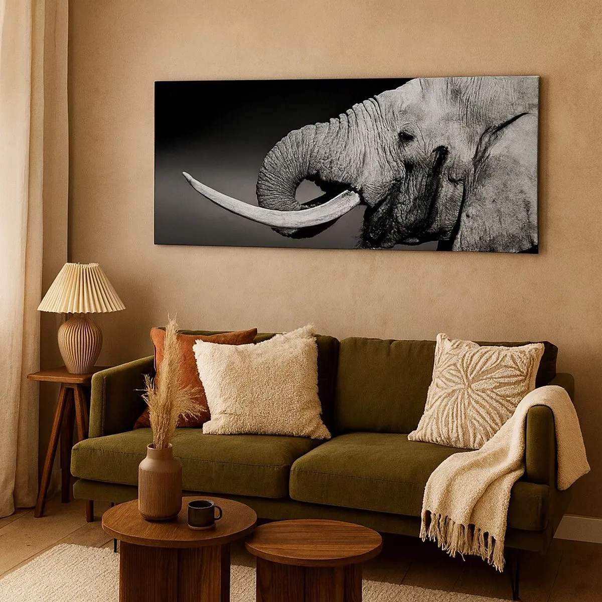 Bild auf Leinwand - Leinwandbild - Ja, gut jetzt - 100x40 cm