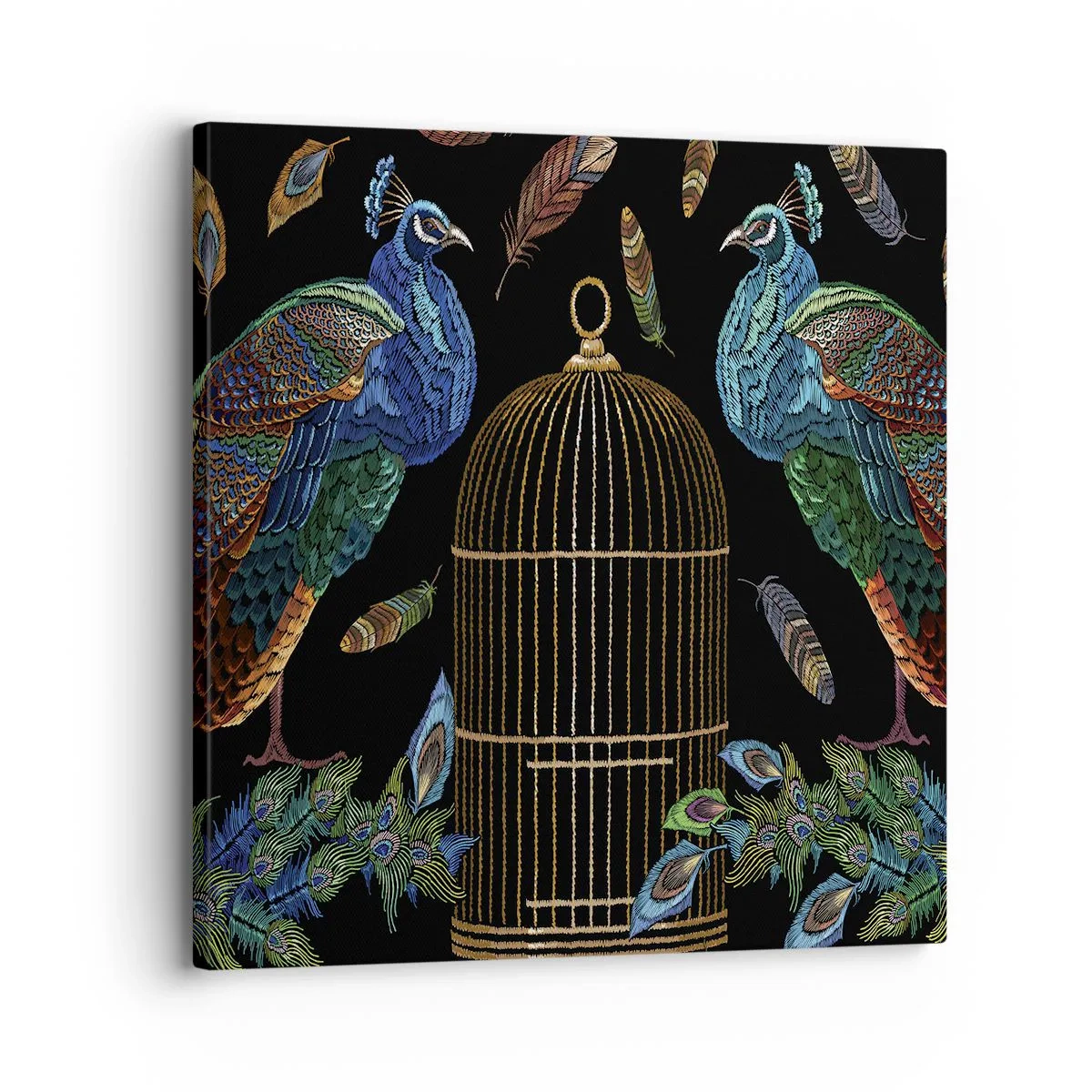 Bild auf Leinwand - Leinwandbild - In königlichen Gewändern - 30x30 cm