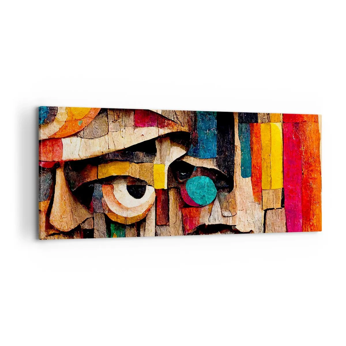 Bild auf Leinwand - Leinwandbild - Ich sehe dich… - 100x40 cm