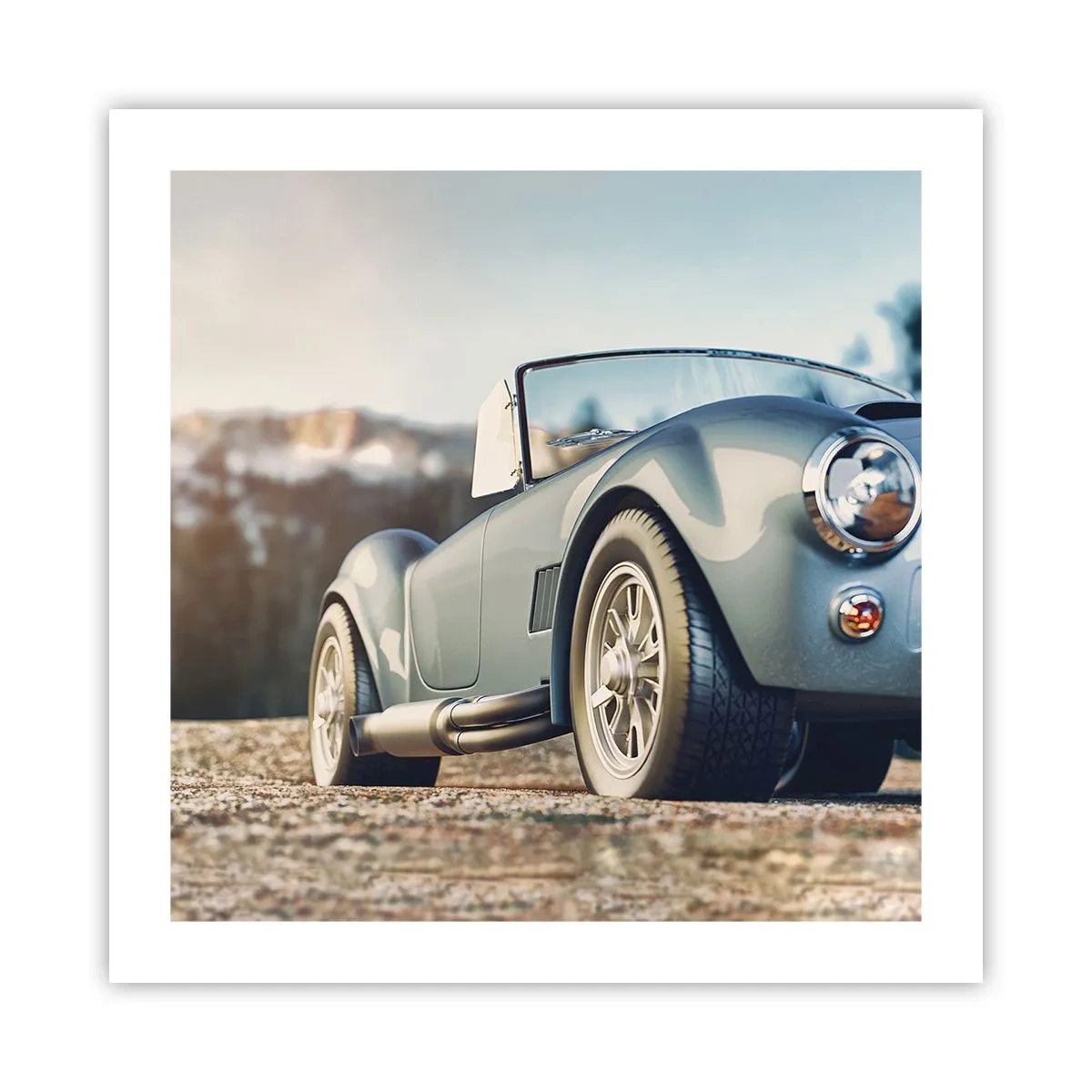 Poster - Denn Stil zählt - 50x50 cm