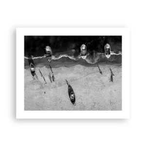 Poster - Immer noch am Ufer… - 50x40 cm