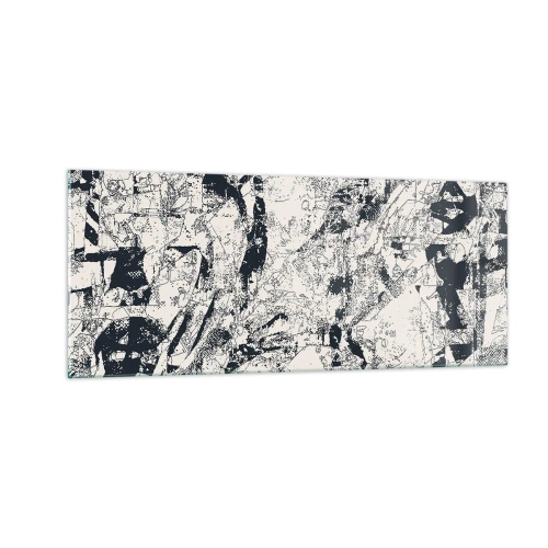 Glasbild - Bild auf glas - Durchdringung der Gegensätze - 100x40 cm