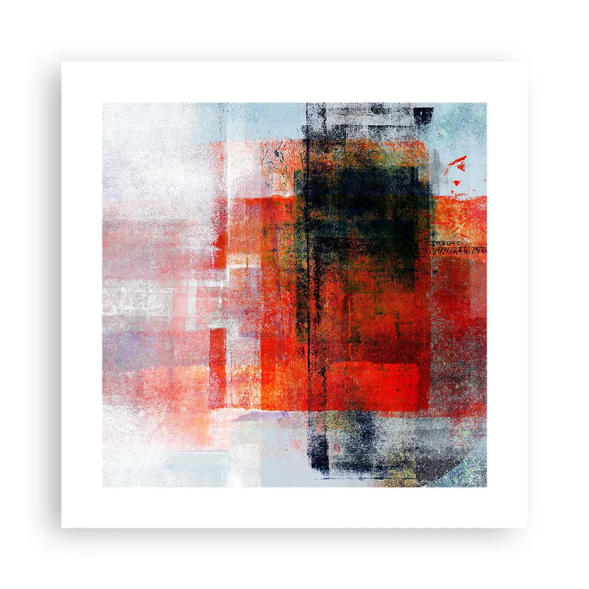 Poster - Komposition leuchtet - 40x40 cm