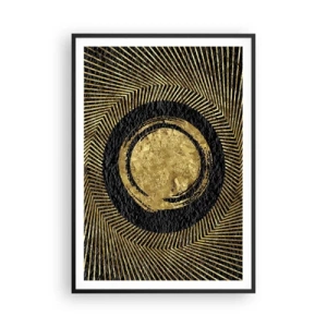 Poster in einem schwarzem Rahmen - Glamour-Komposition - 70x100 cm