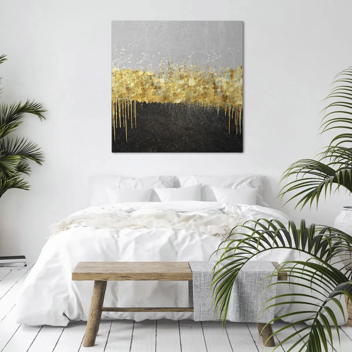 Bild auf Leinwand - Leinwandbild - Nach innen und nach oben - 30x30 cm
