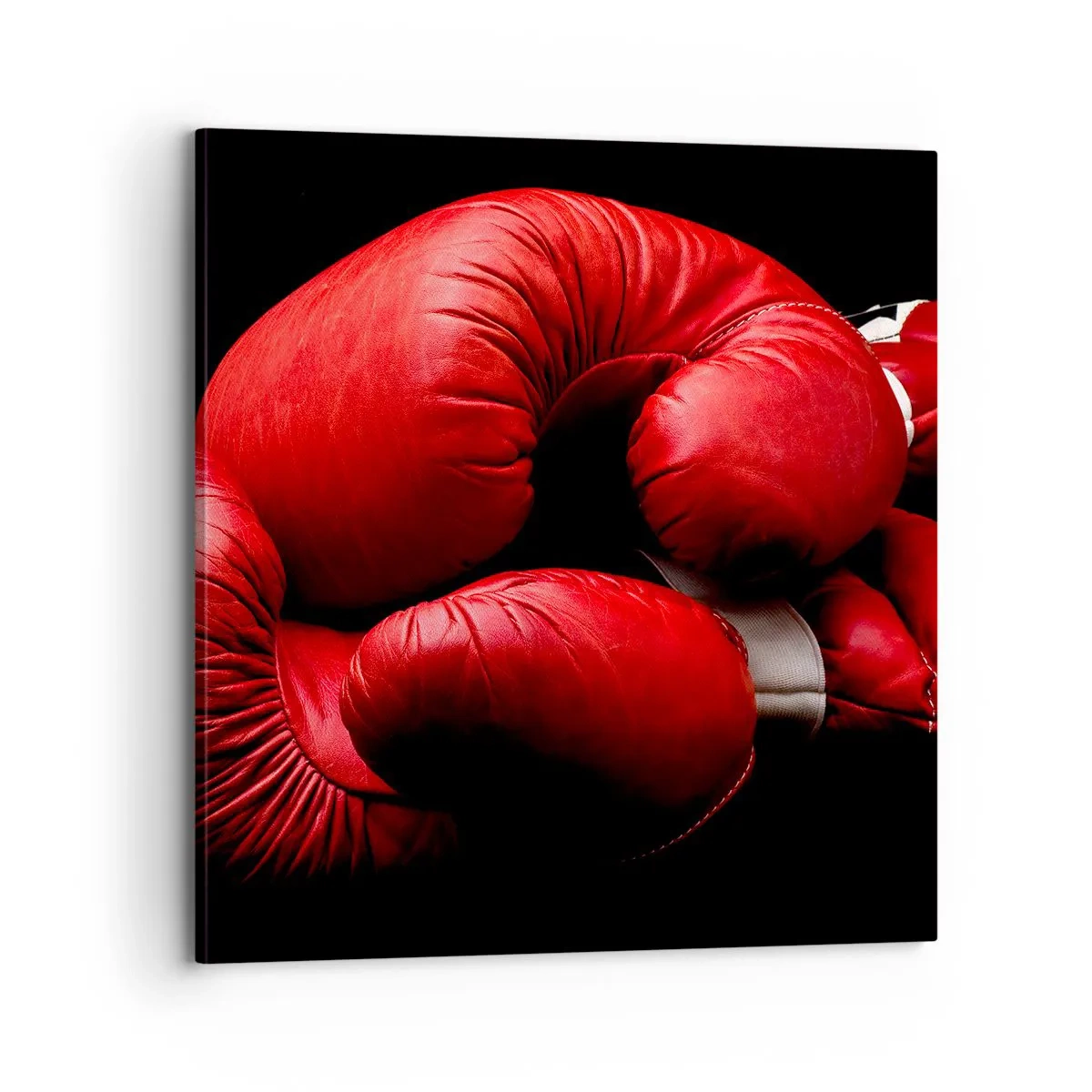 Bild auf Leinwand - Leinwandbild - Die Emotionen des Kampfes liegen hinter uns - 70x70 cm