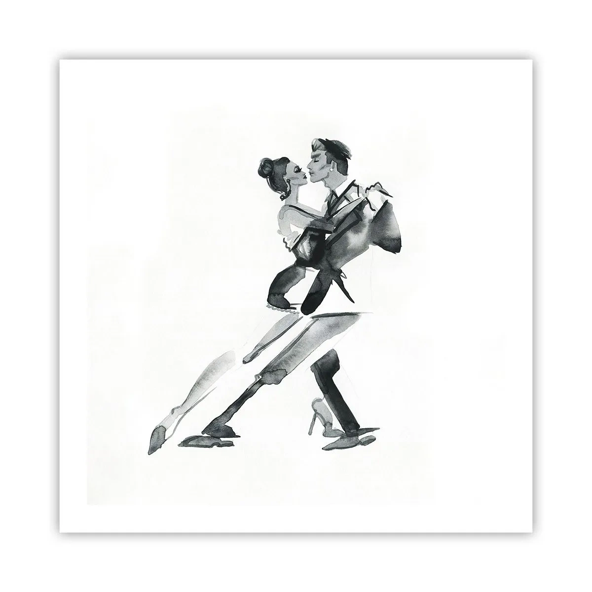 Poster - In einem Schlag - 60x60 cm