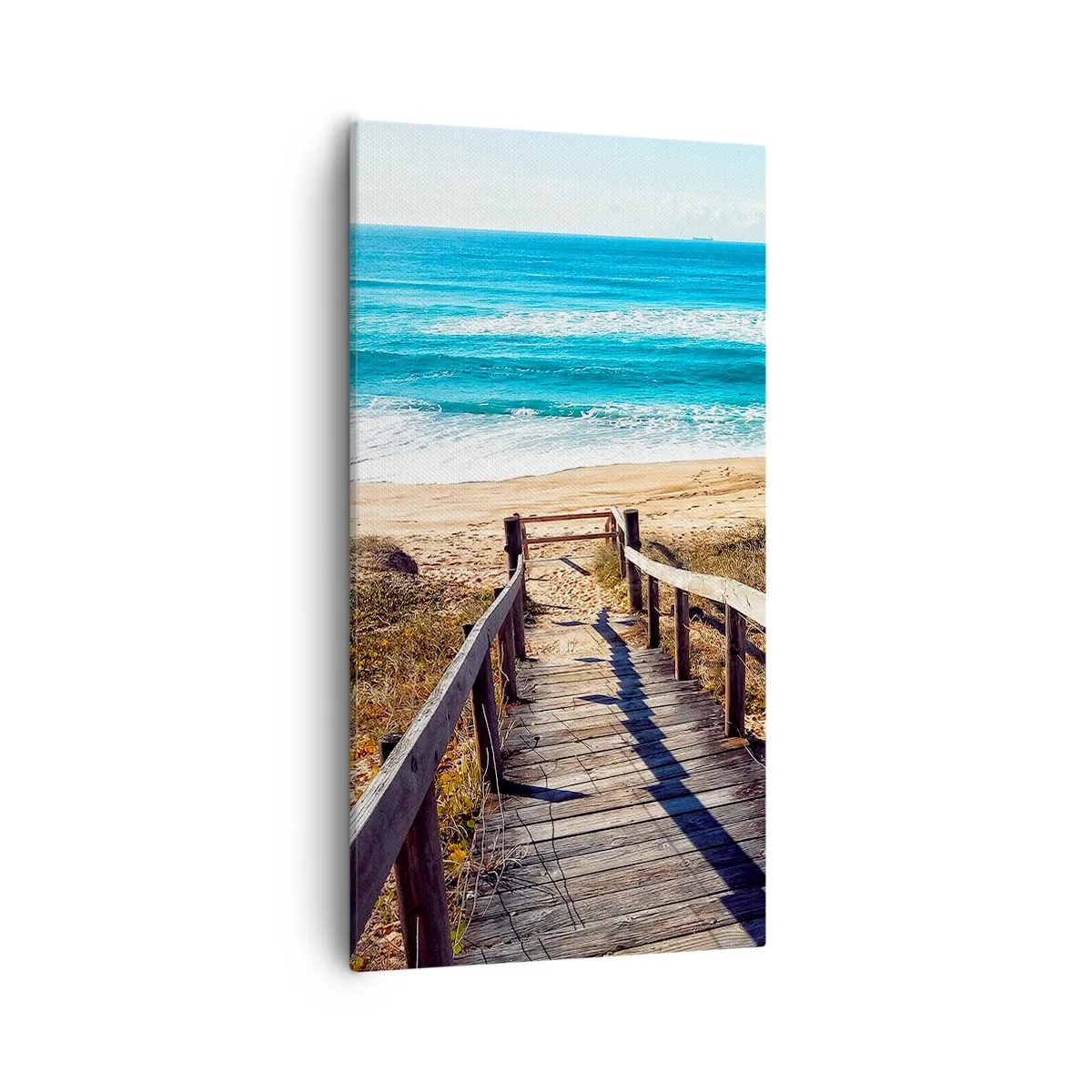 Bild auf Leinwand - Leinwandbild - Lauf! - 55x100 cm