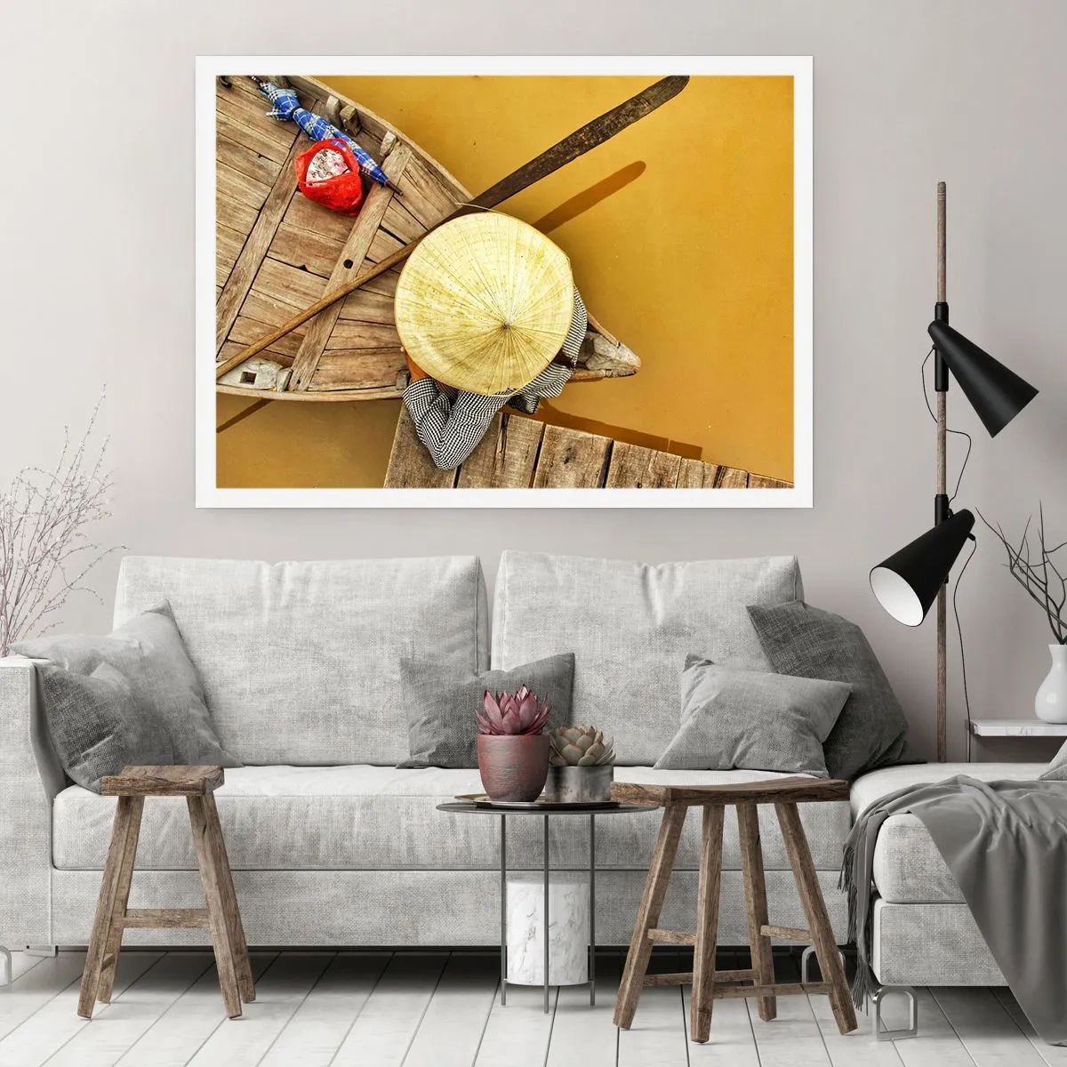 Poster - Leben am Gelben Fluss - 40x30 cm