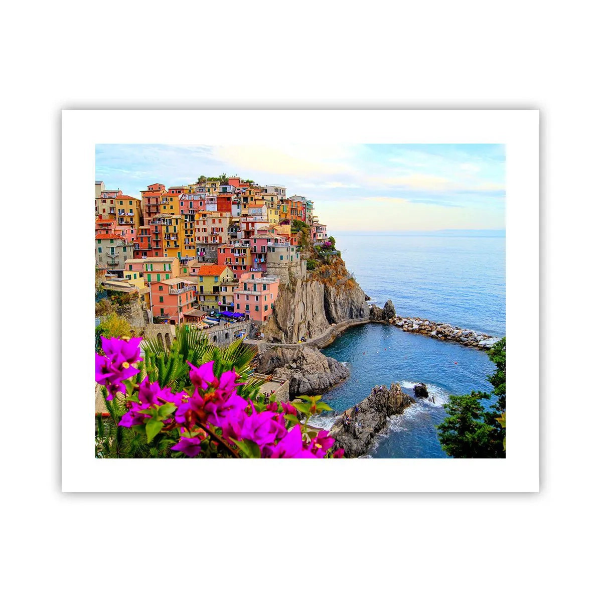 Poster - Lachende Stadt - 50x40 cm