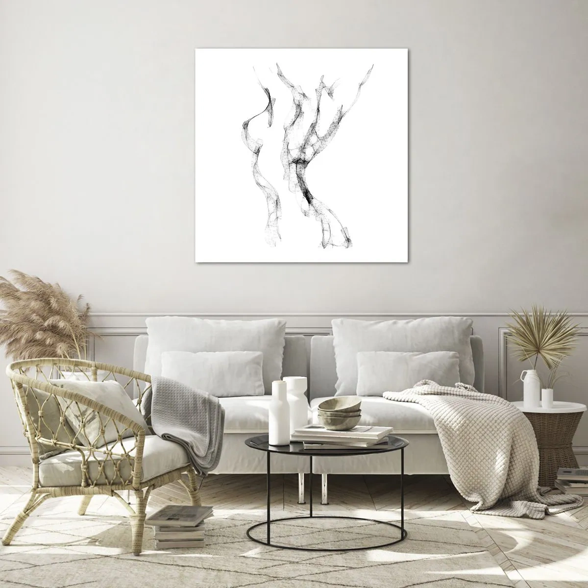 Glasbild - Bild auf glas - Schön und stark - 70x70 cm