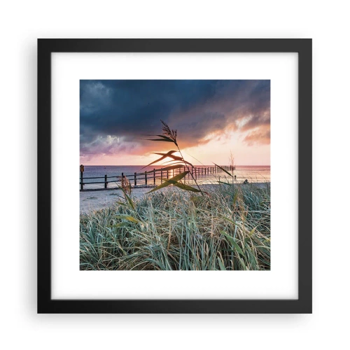 Poster in einem schwarzem Rahmen - Es vergeht nicht mit dem Wind - 30x30 cm