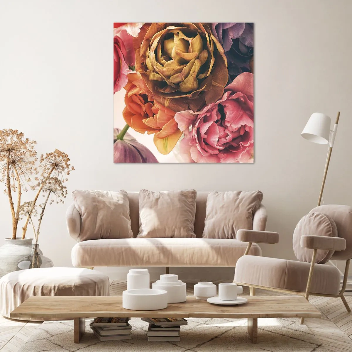 Bild auf Leinwand - Leinwandbild - Eine Feier des Lebens - 60x60 cm