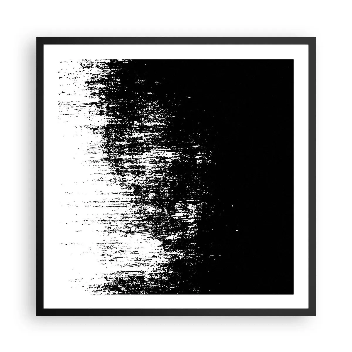 Poster in einem schwarzem Rahmen - Und der Gewinner ist ... - 60x60 cm