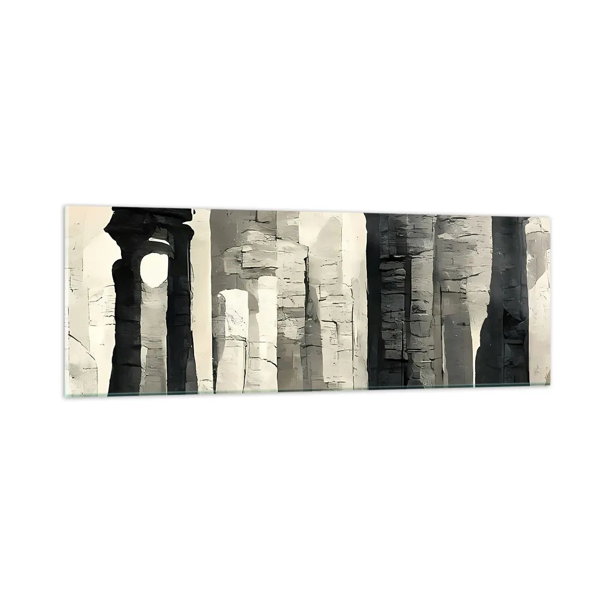 Glasbild - Bild auf glas - Majestät der Antike - 90x30 cm