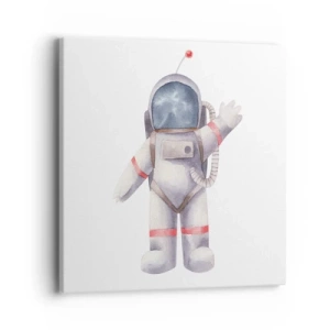 Bild auf Leinwand - Leinwandbild - Bis dann! - 40x40 cm