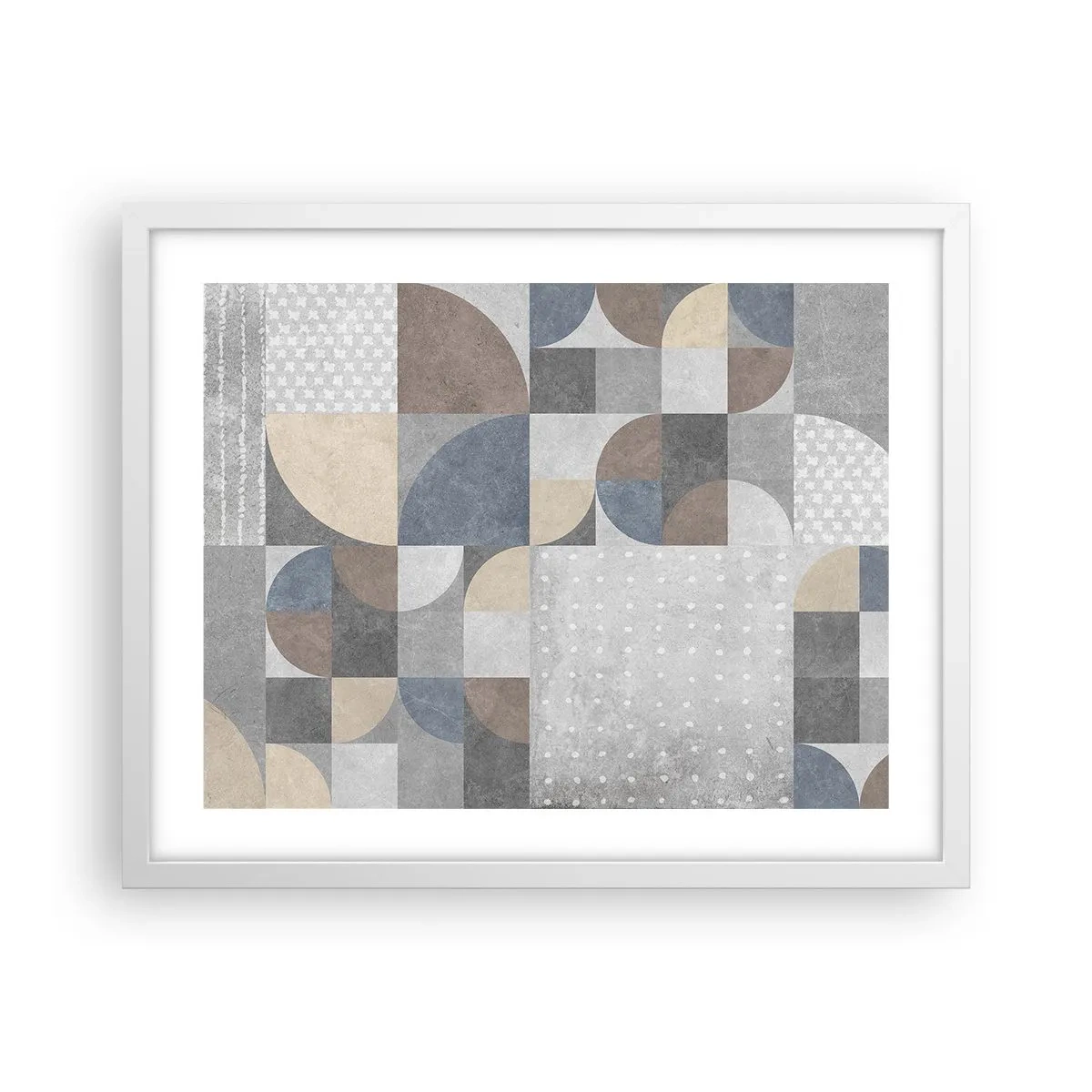 Poster in einem weißen Rahmen - Keramische Fantasie - 50x40 cm