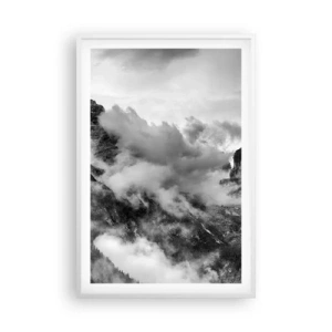 Poster in einem weißen Rahmen - Schön und grausam - 61x91 cm