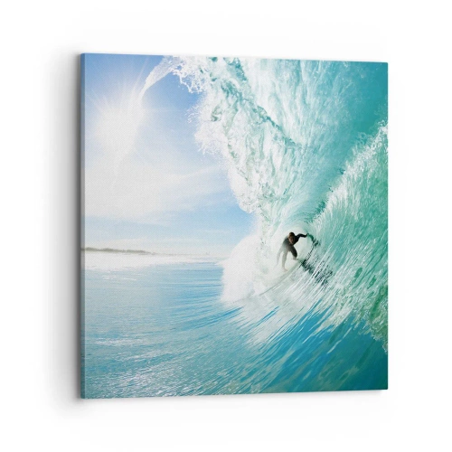 Bild auf Leinwand - Leinwandbild - Immer Top - 70x70 cm
