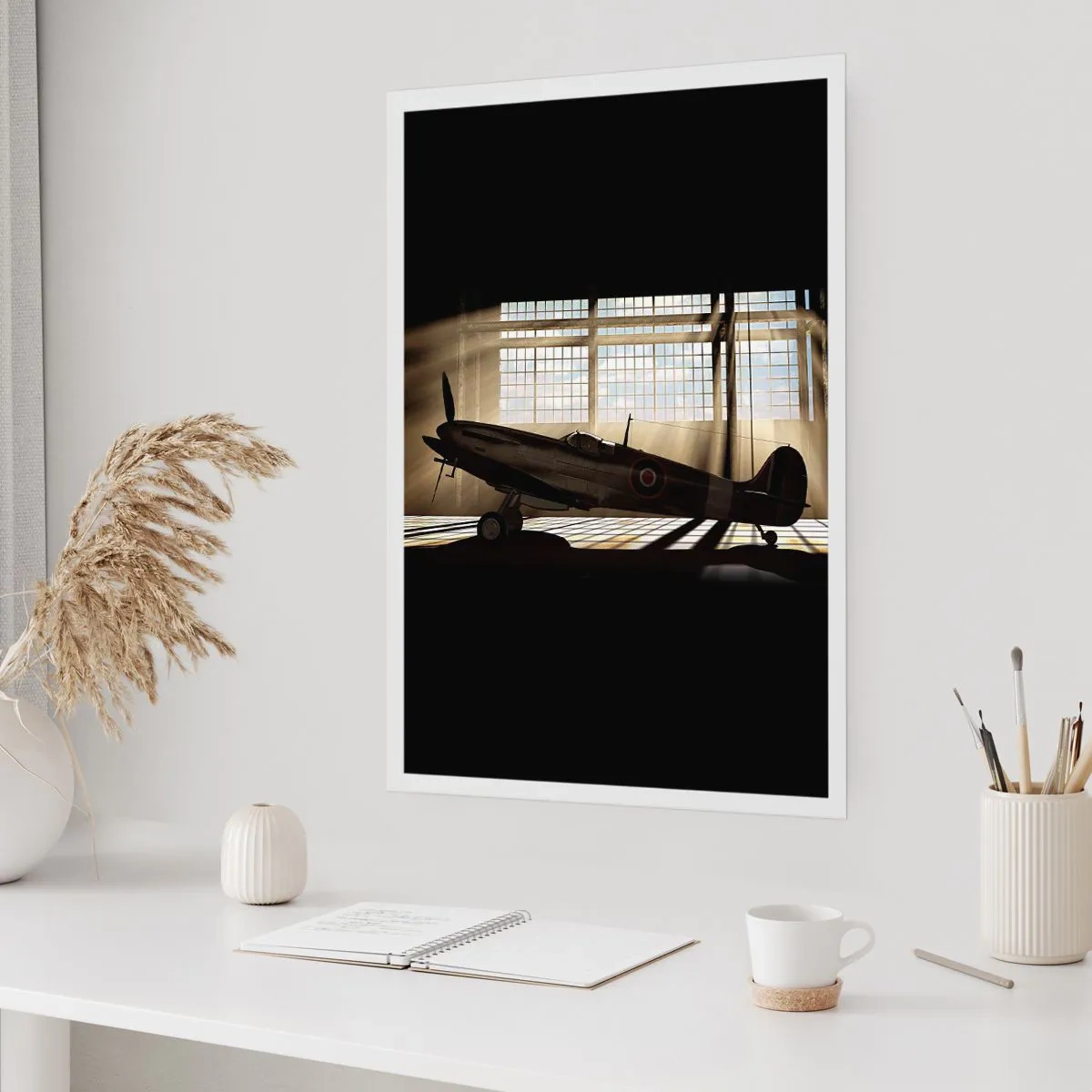 Poster - Die Ruhe eines Kriegers - 40x50 cm