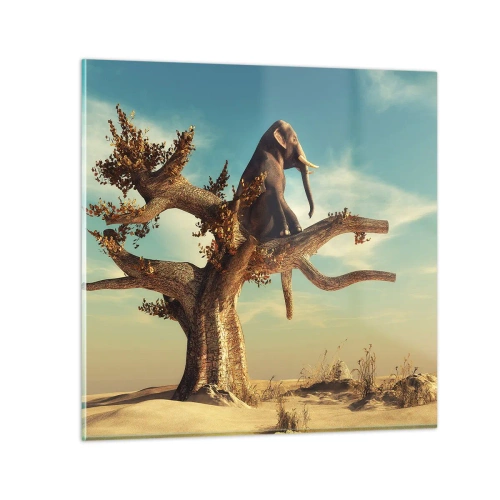 Glasbild - Bild auf glas - Ein neuer Standpunkt - 30x30 cm