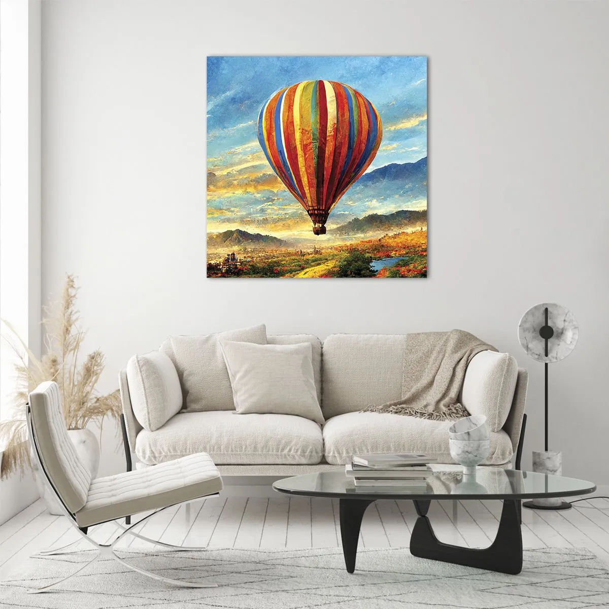 Glasbild - Bild auf glas - In der Stille sieht man mehr - 50x50 cm