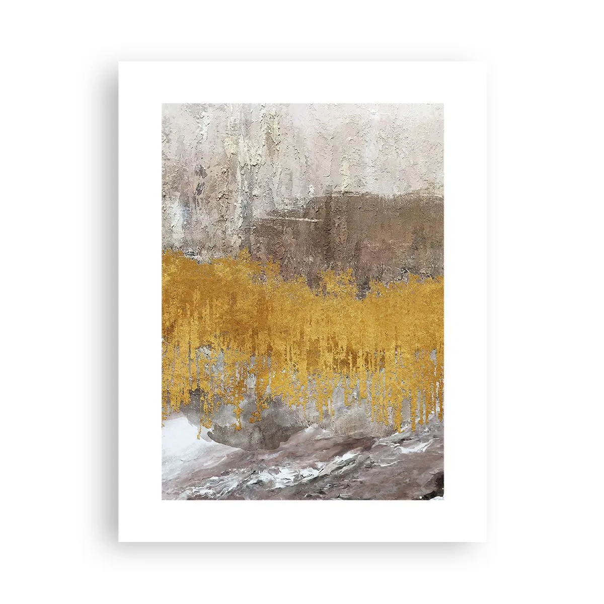 Poster - Goldene Explosion - 30x40 cm