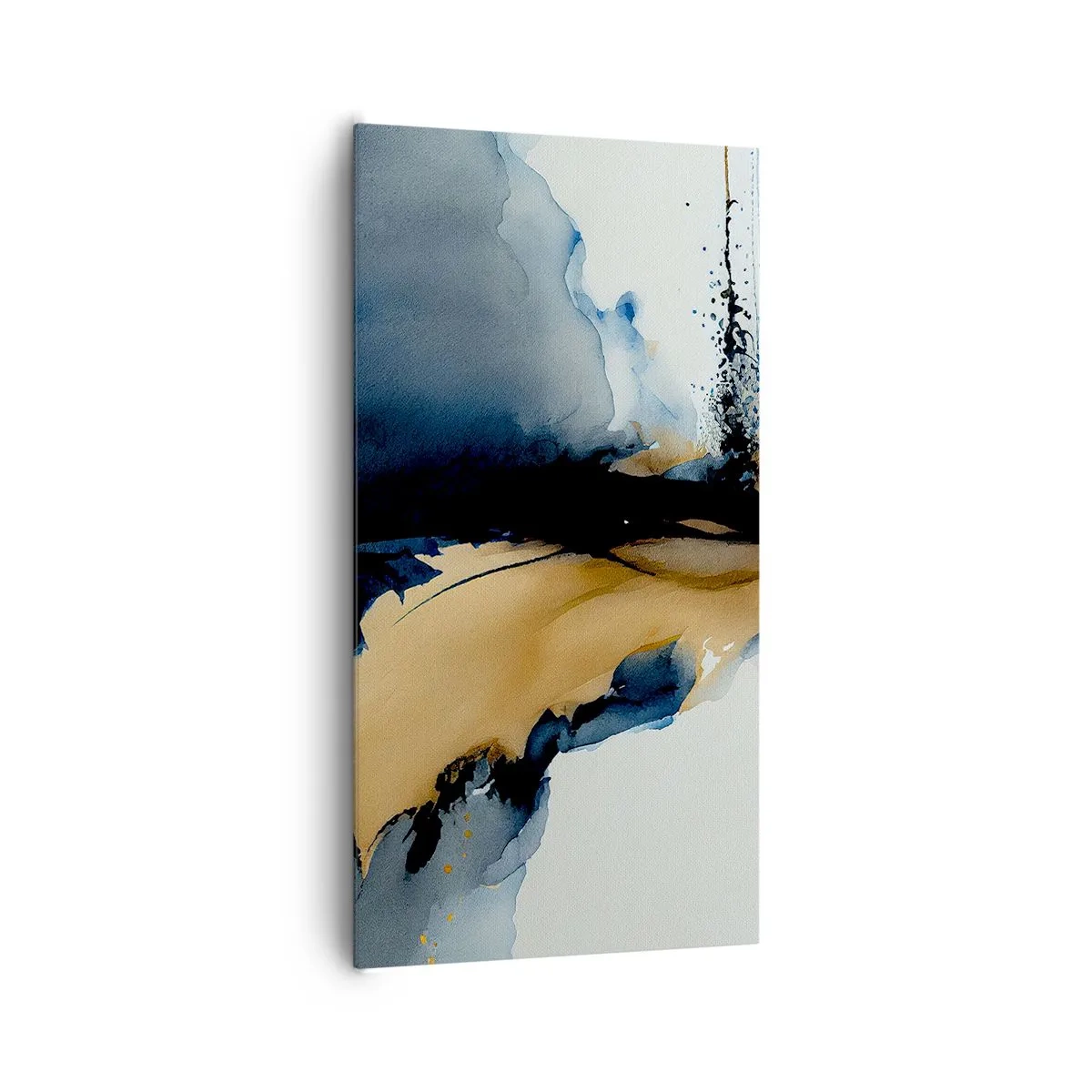 Bild auf Leinwand - Leinwandbild - Hinter dem Vorhang - 65x120 cm