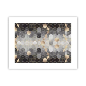 Poster - Diamant-Komposition - 40x30 cm