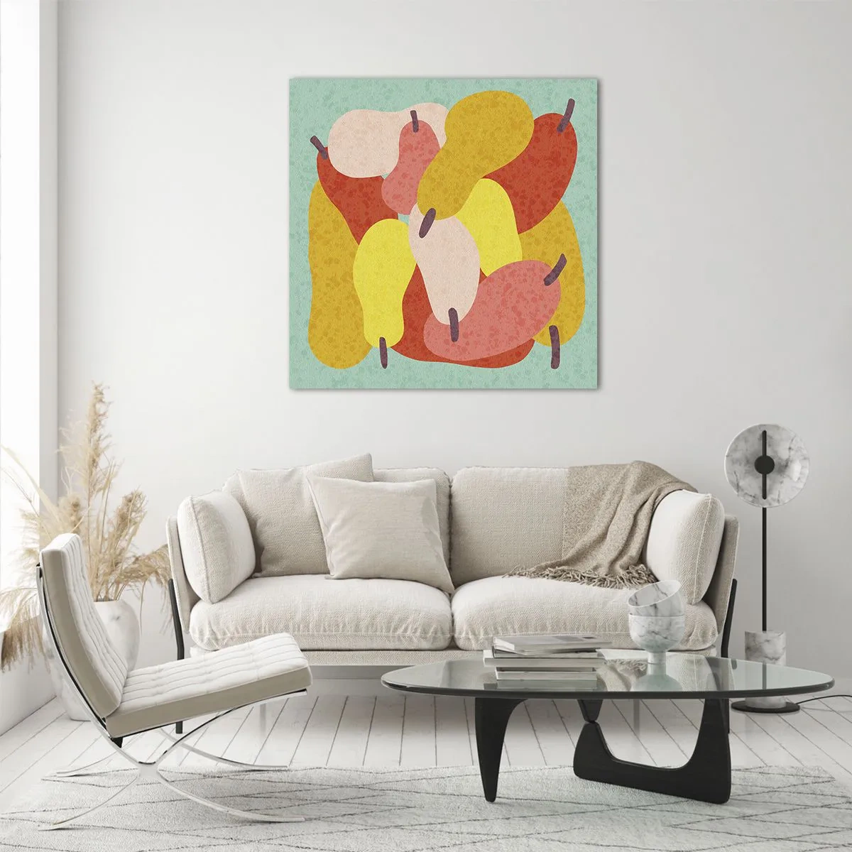 Glasbild - Bild auf glas - Probieren Sie die Sommersonne - 70x70 cm