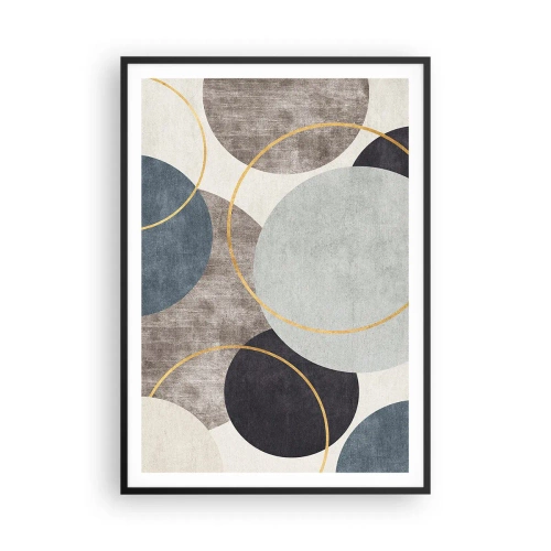 Poster in einem schwarzem Rahmen - Rad für Rad - 70x100 cm