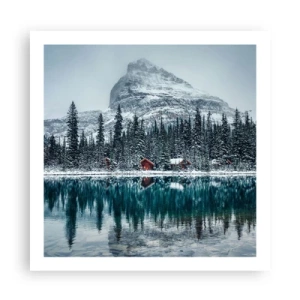 Poster - Kanadischer Rückzug - 60x60 cm