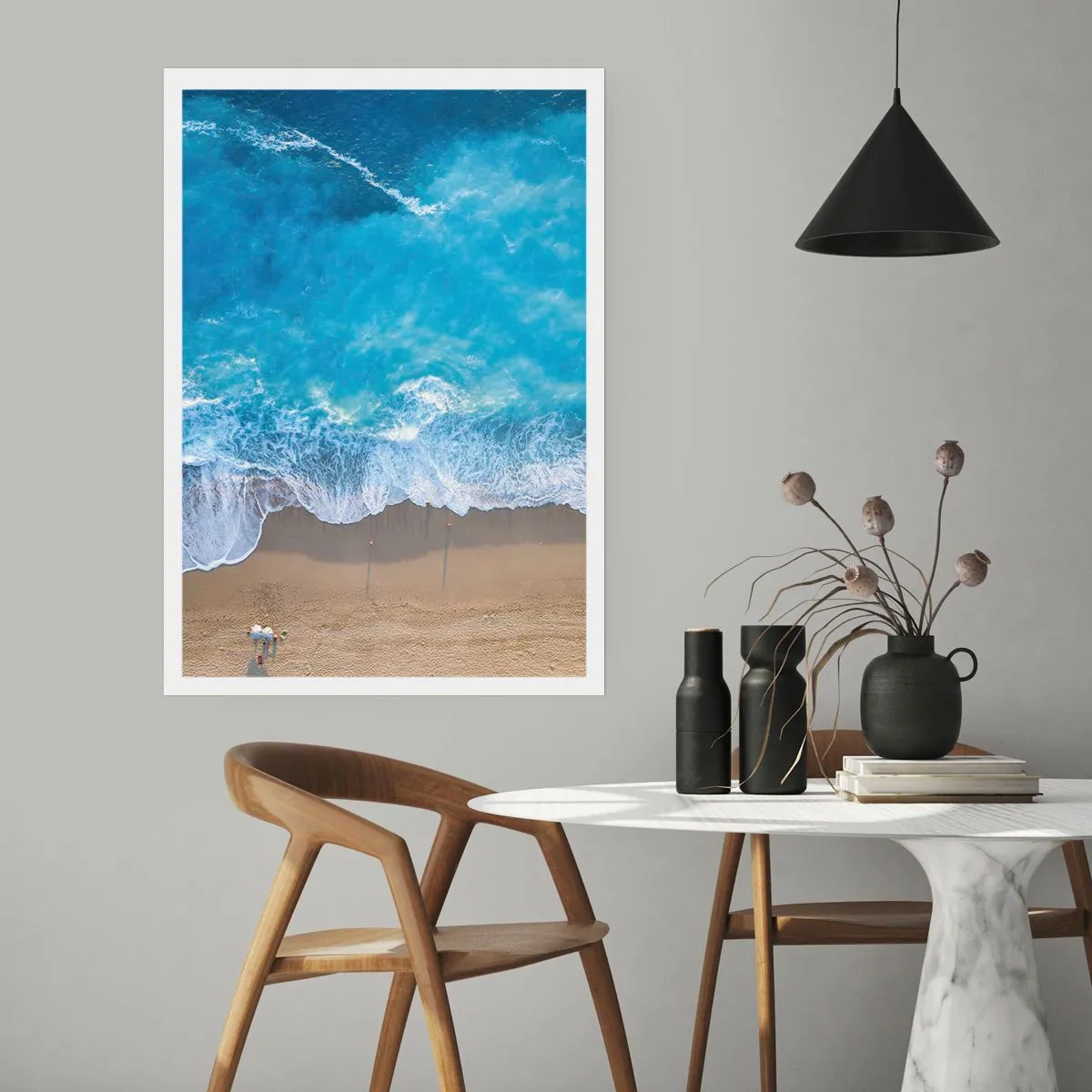 Poster - Die Kraft des Blaus - 70x100 cm