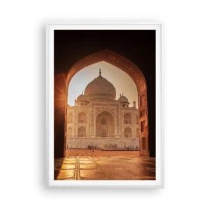 Poster in einem weißen Rahmen - Denkmal der überirdischen Liebe - 70x100 cm