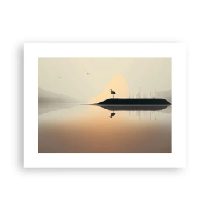Poster - Herr am See - 40x30 cm